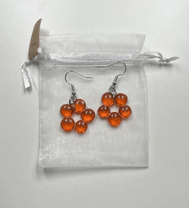 Boucles d'oreilles Fleur Bulle (10260)