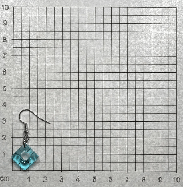Boucles d'oreilles Petit Carré (10290)