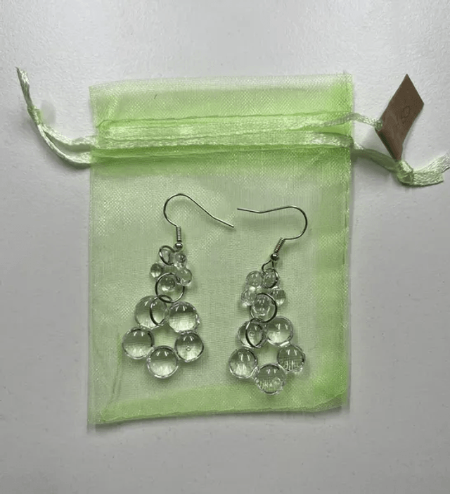 Boucles d'oreilles Double Fleur (10180)