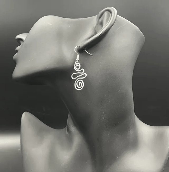 Boucles d'oreilles roulée (10020)