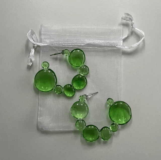 Boucles d'oreilles bulles (10030)