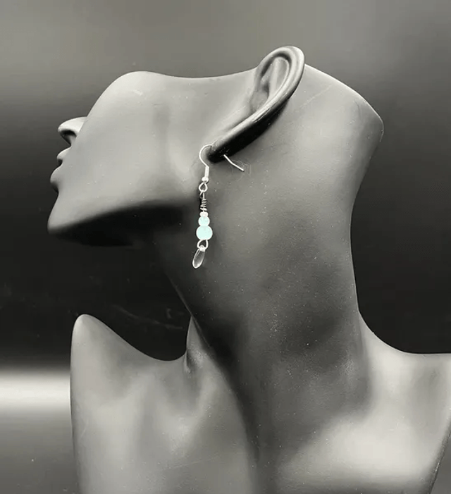 Boucles d'oreilles Turquoise (10450)
