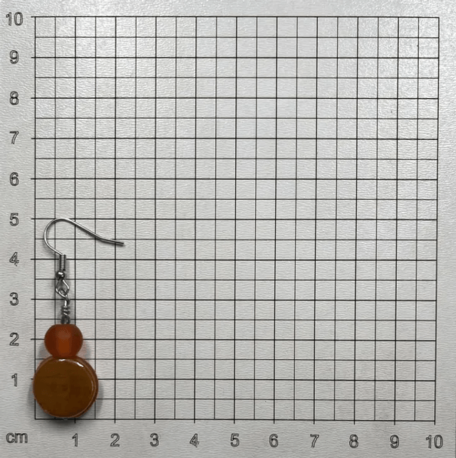 Boucles d'oreilles Orange (10410)