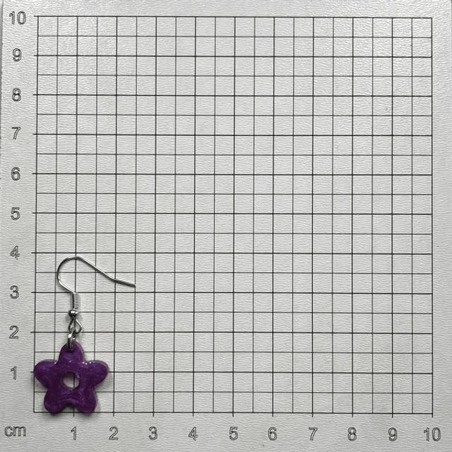 Boucles d'oreilles Fleur (10250)