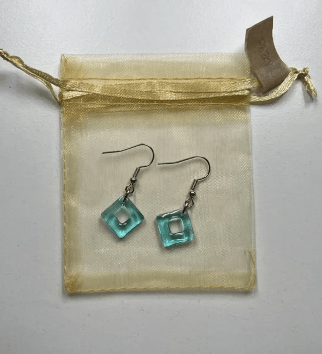Boucles d'oreilles Petit Carré (10290)