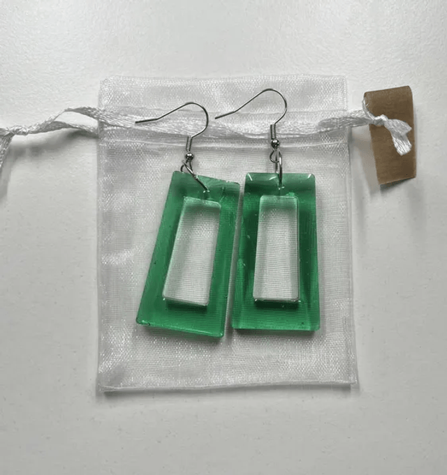 Boucles d'oreilles Rectangle (10210)
