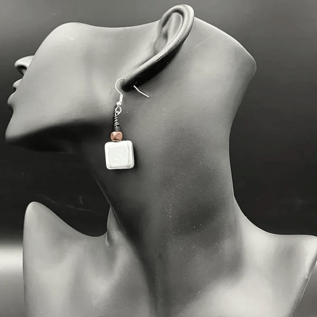 Boucles d'oreilles miroir (10010)